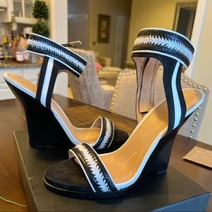 L.A.M.B wedge sandals. Never worn. Brand new with original box